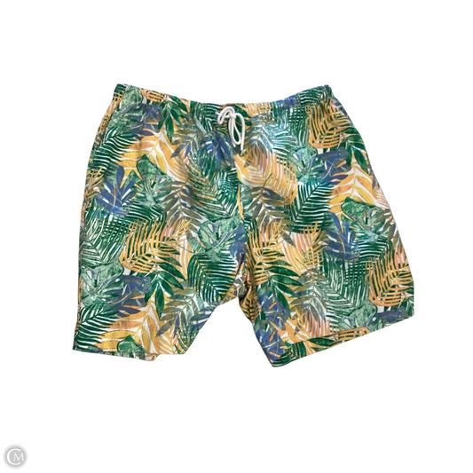 Shorts By Coral Bay In Tropical Print, Size: 1x