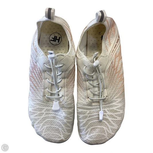 Shoes Sneakers By Clothes Mentor In Pink & White, Size: 9.5