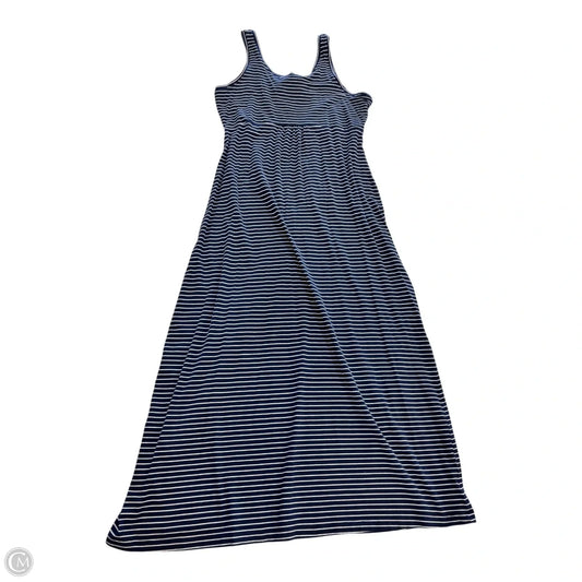 Dress Casual Maxi By Columbia In Striped Pattern, Size: L