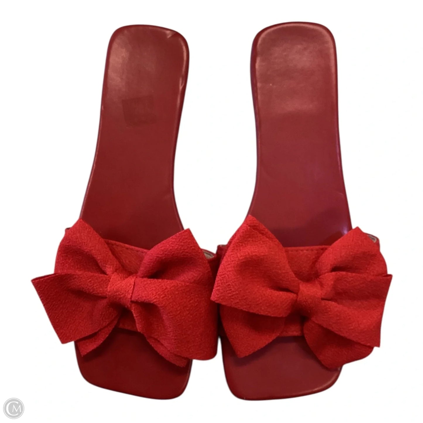 Shoes Flats By Clothes Mentor In Red, Size: 10