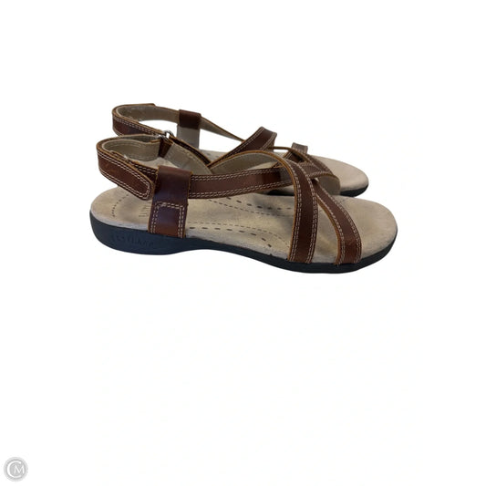 Sandals Flats By Eastland In Brown, Size: 8