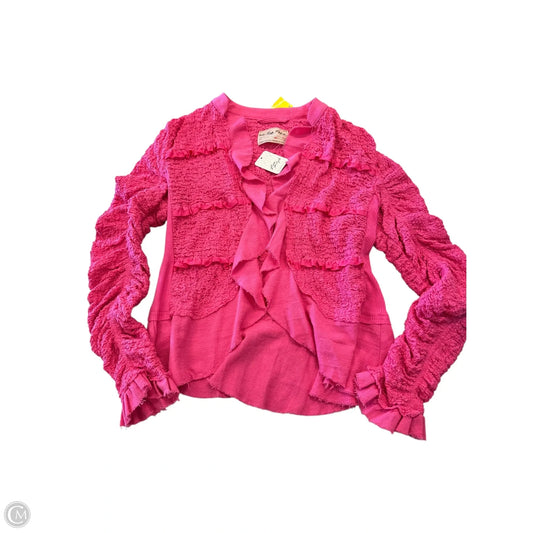 Jacket Shirt By Free People In Pink, Size: Xs