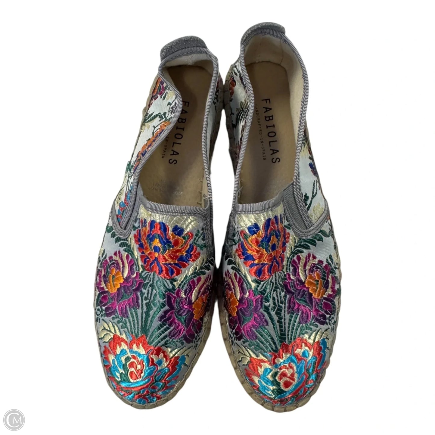 Shoes Flats By Clothes Mentor In Floral Print, Size: 7.5