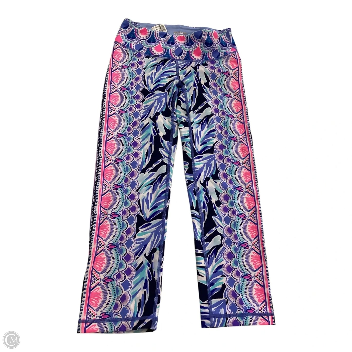 Capris Designer By Lilly Pulitzer In Pink & Purple, Size: Xs
