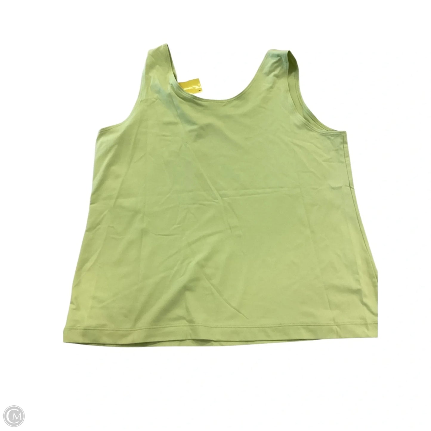 Top Sleeveless By Chicos In Green, Size: Xl