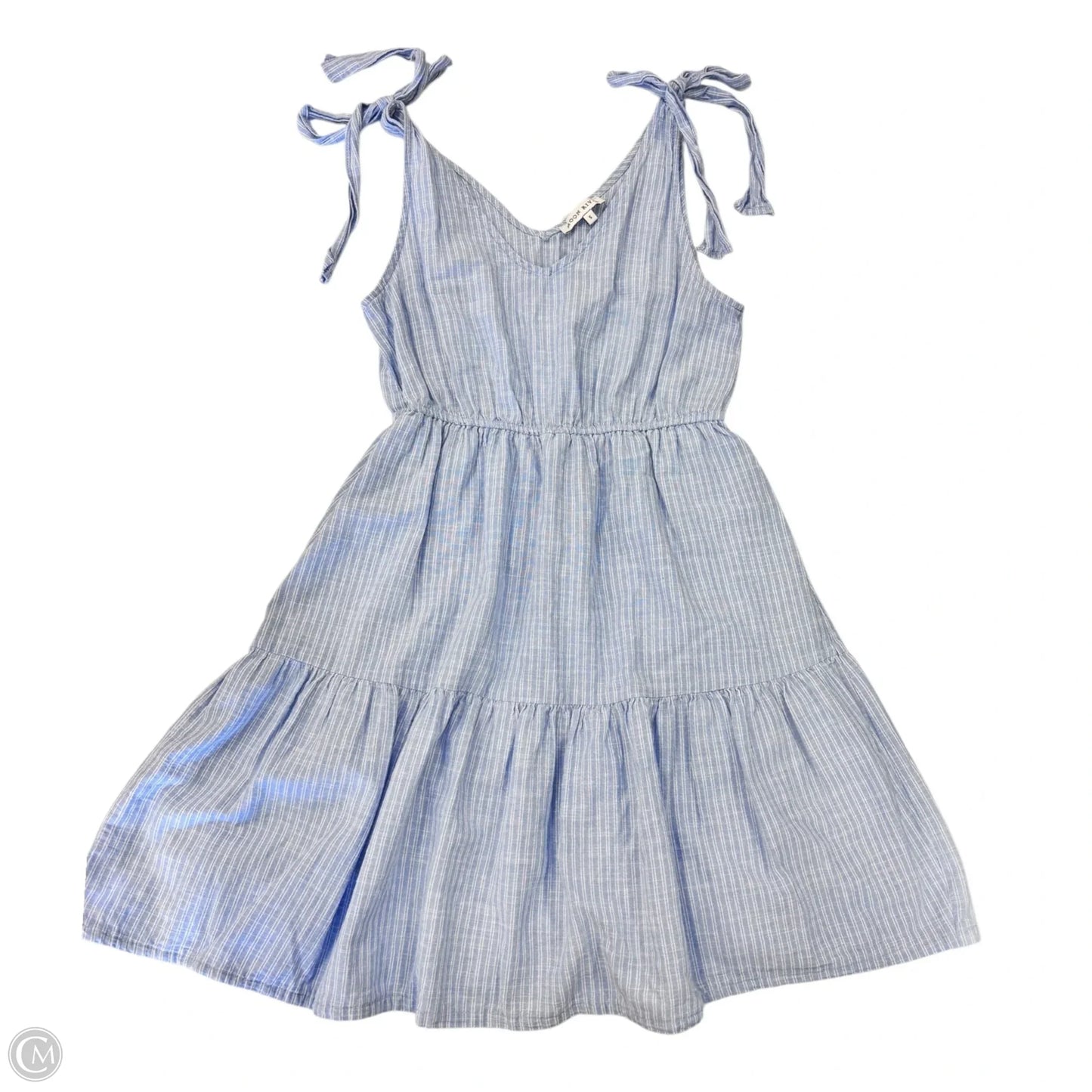 Dress Casual Short By Moon River In Striped Pattern, Size: S