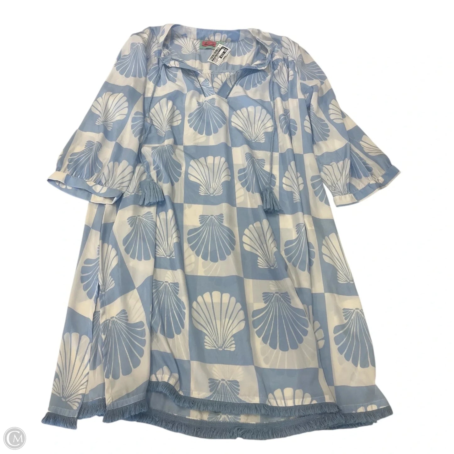 Swimwear Cover-up By Clothes Mentor In Nautical Print, Size: Xl