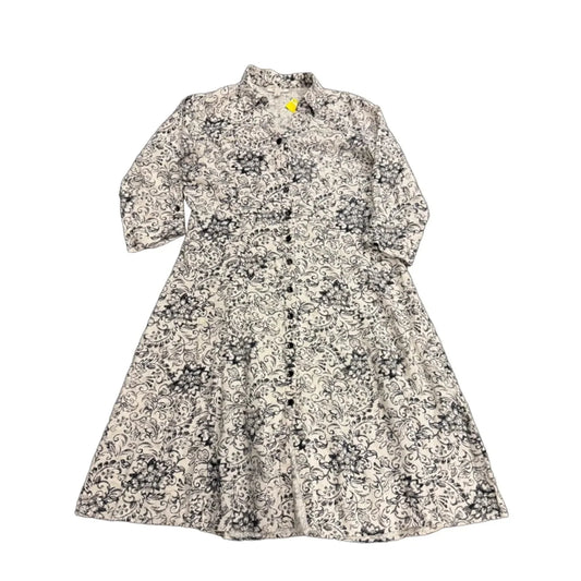 Dress Casual Midi By Jm Collections In Black & Cream, Size: 12
