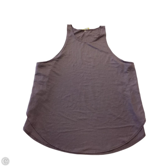 Athletic Tank Top By Fabletics In grey, Size: Xs