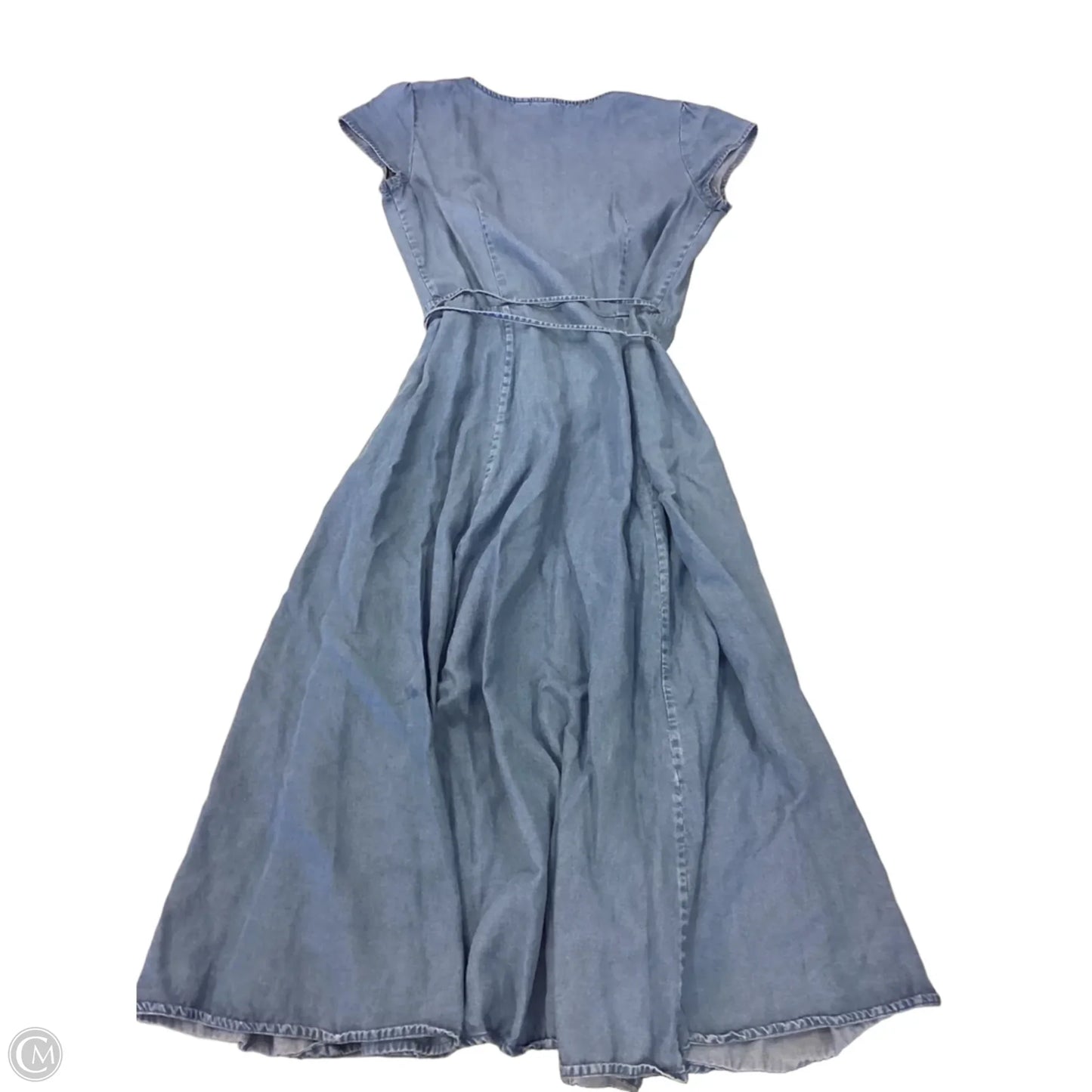Dress Casual Midi By Gap In Blue, Size: Xs
