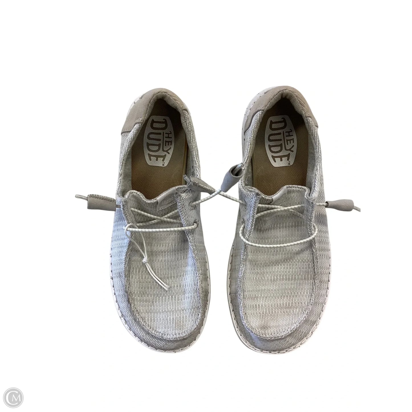 Shoes Sneakers By Hey Dude In Grey, Size: 6