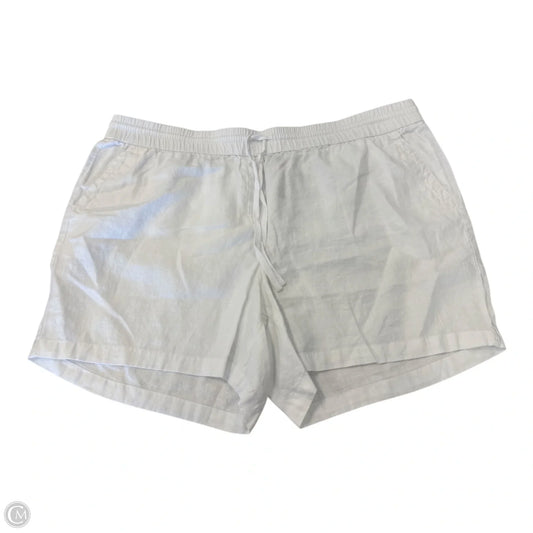 Shorts By Talbots In White, Size: 3x
