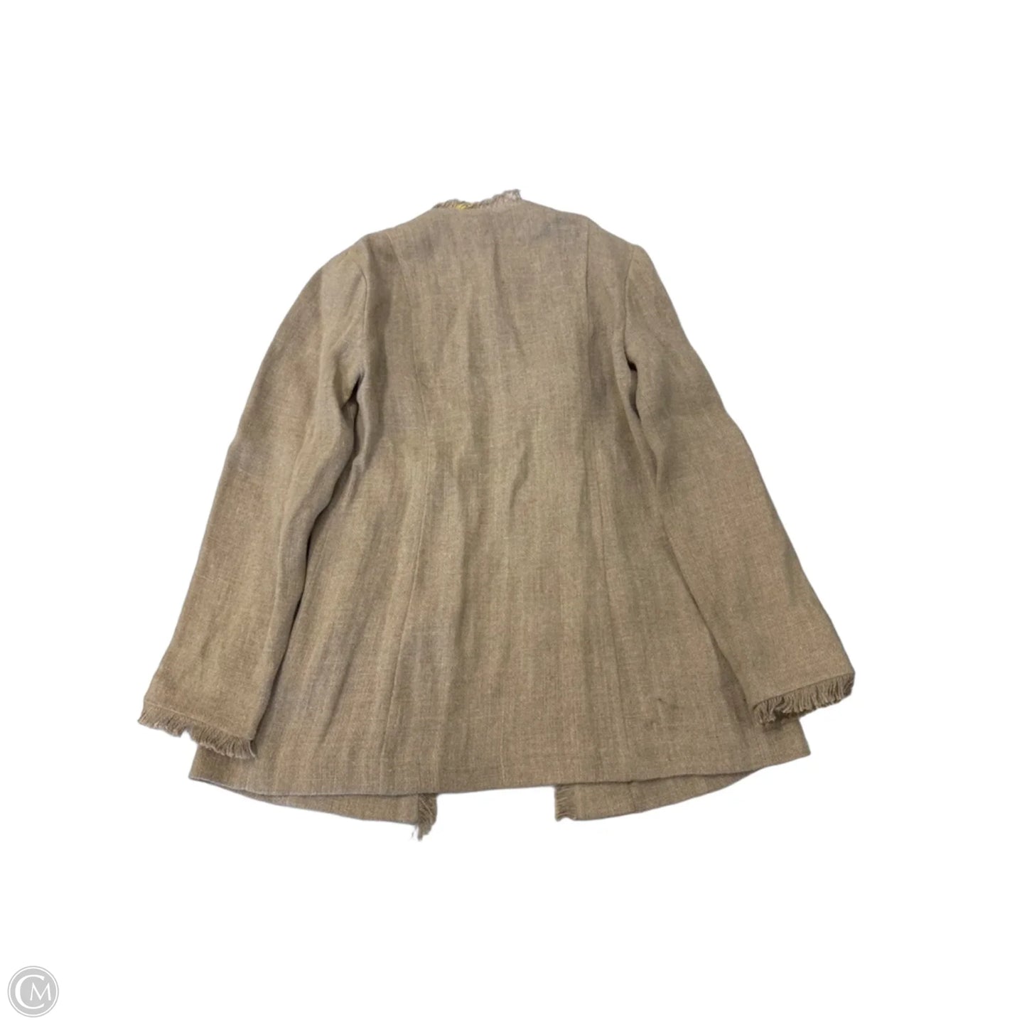 Blazer By Ellen Tracy In Beige, Size: 10