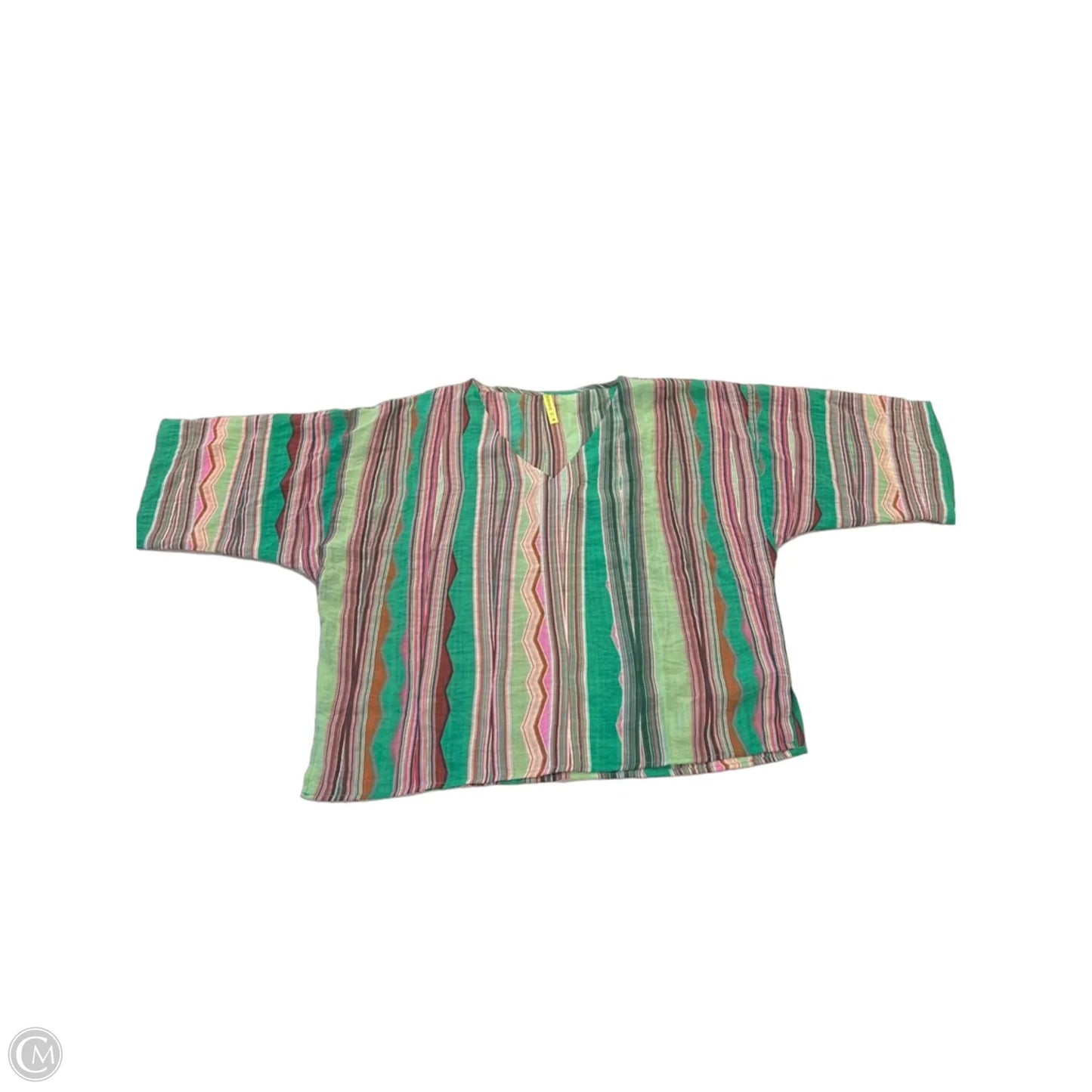 Top Short Sleeve By Betabrand In Green, Size: M