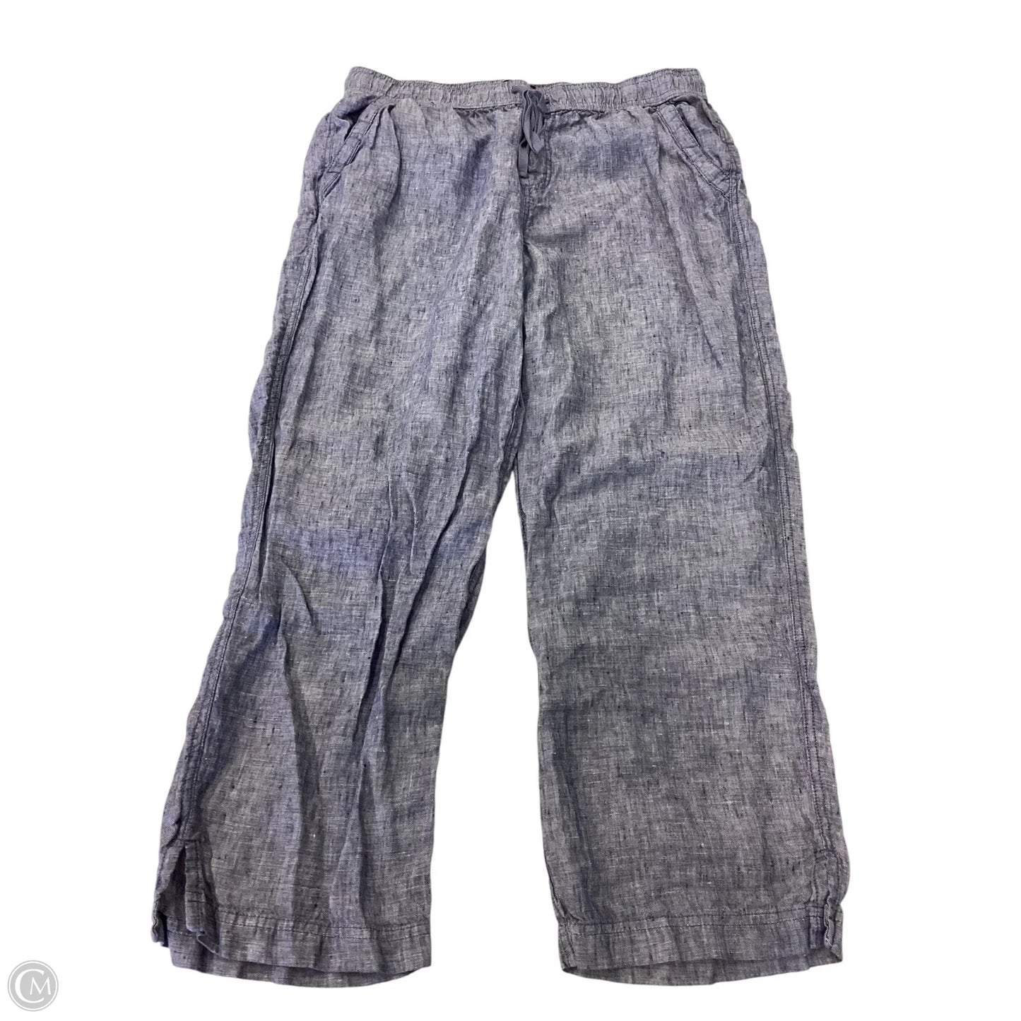 Pants Linen By Jones And Co In Blue, Size: L