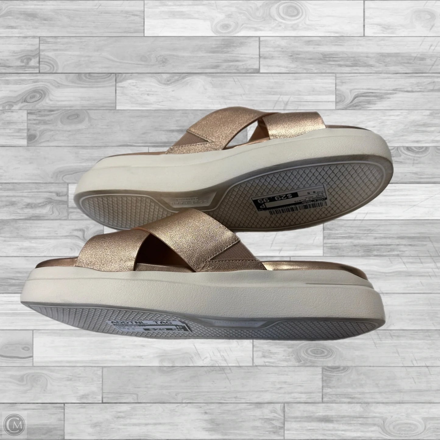 Sandals Flats By Cole-haan In Rose Gold, Size: 6.5