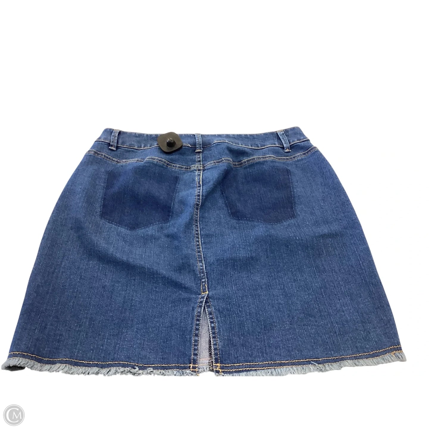 Skirt Mini & Short By Versona In Blue Denim, Size: 8