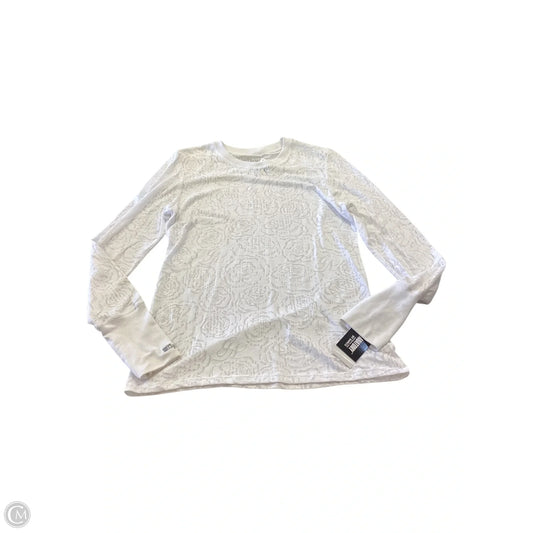 Top Long Sleeve Basic By Greys Anatomy In White, Size: M
