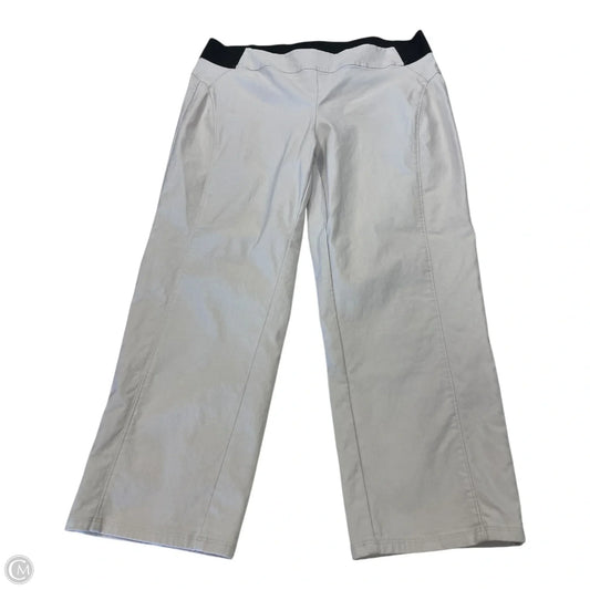 Capris By Simply Vera In Beige, Size: M