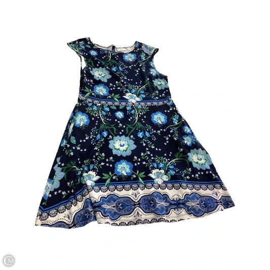 Dress Casual Short By New York And Co In Blue, Size: L