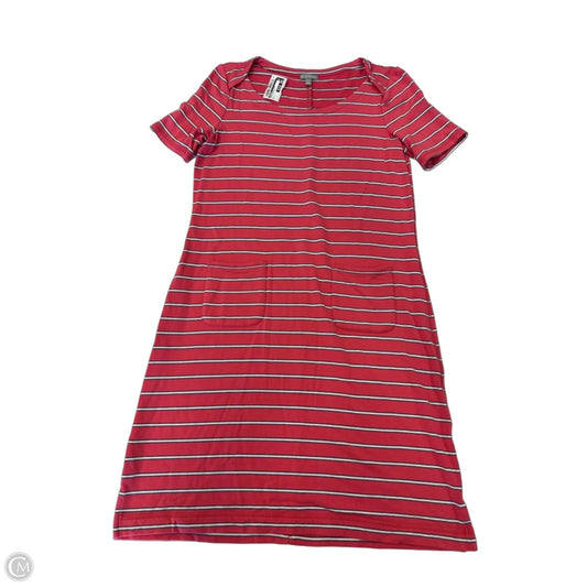 Dress Casual Midi By Talbots In Striped Pattern, Size: S