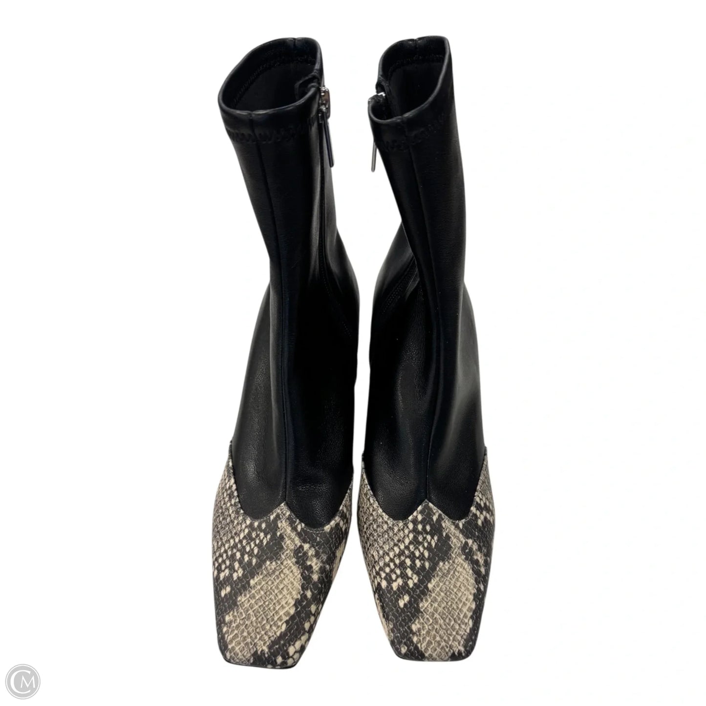Boots Ankle Heels By Steve Madden In Black, Size: 7