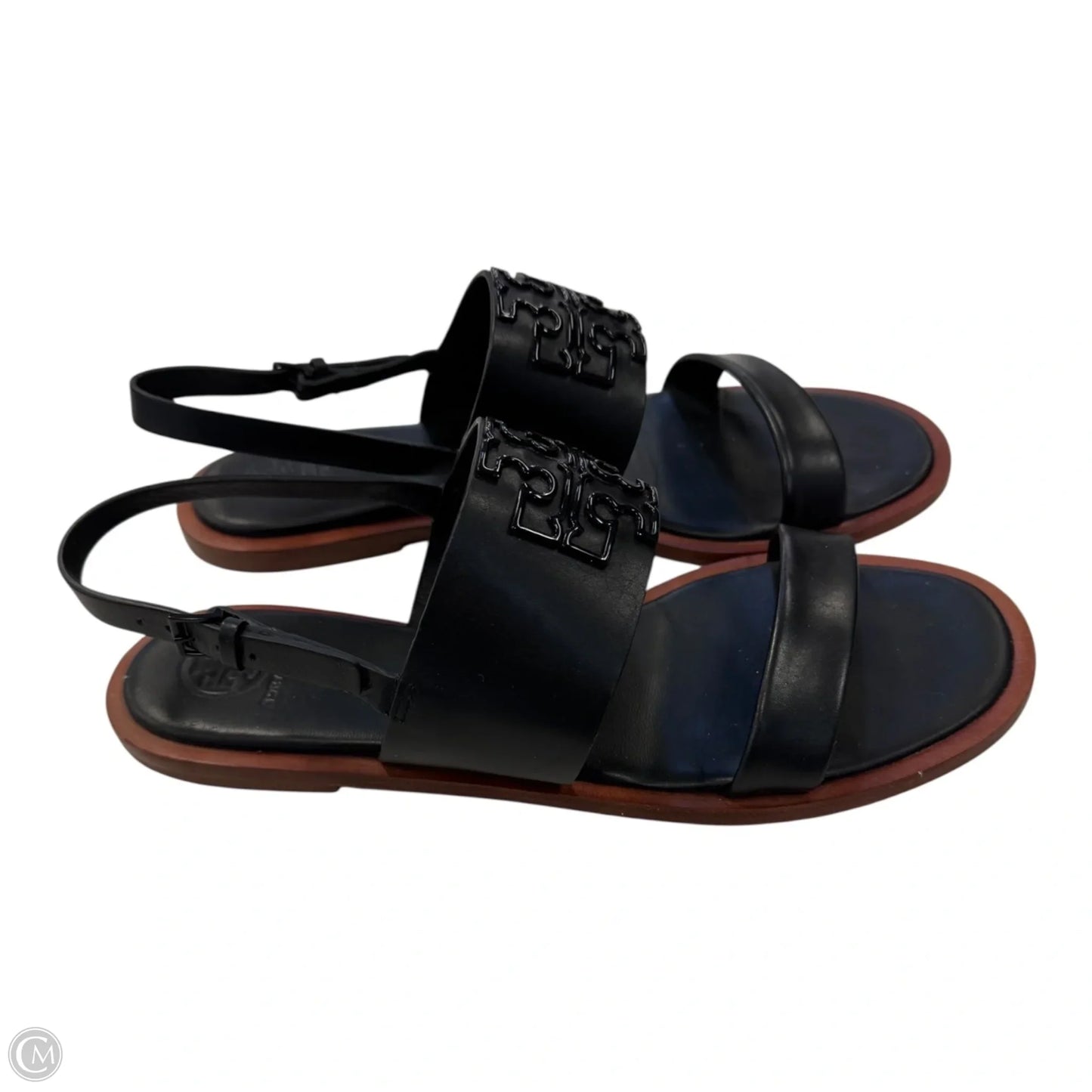 Sandals Designer By Tory Burch In Black, Size: 10