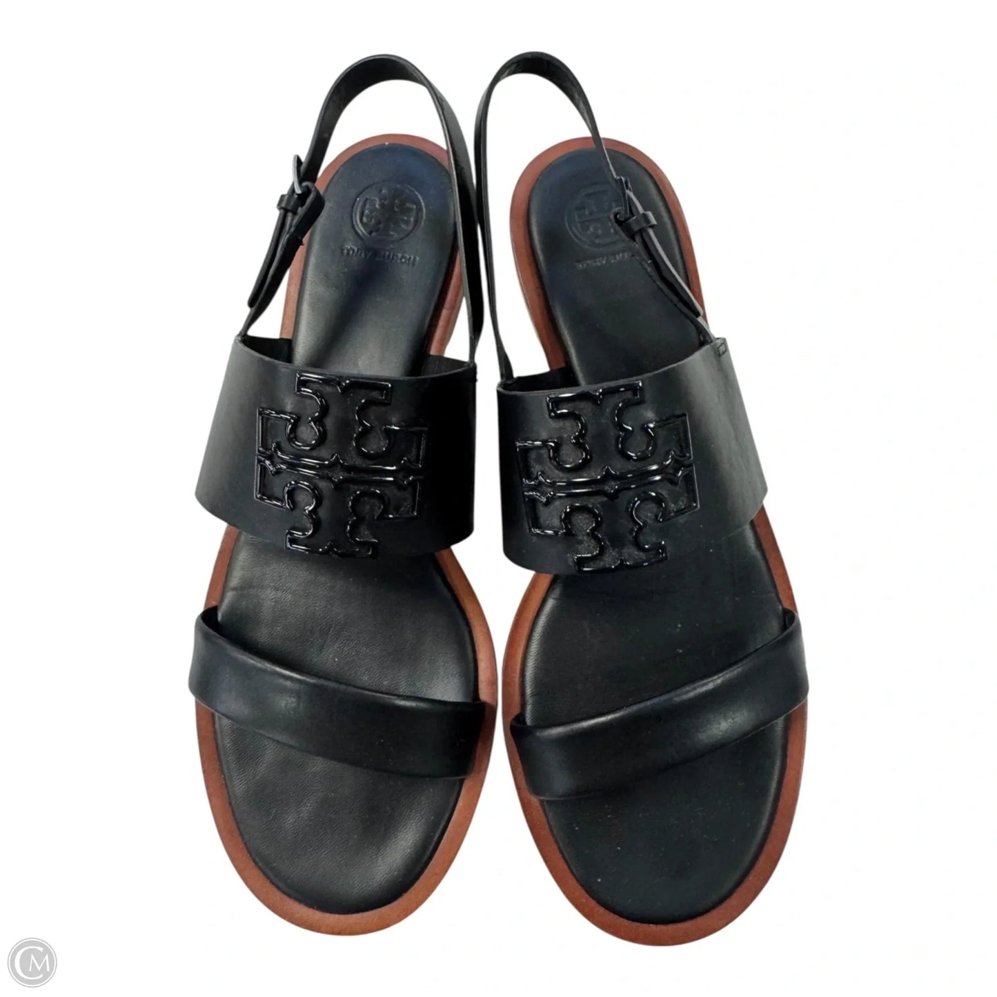 Sandals Designer By Tory Burch In Black, Size: 10