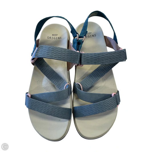 Sandals Flats By Earth Origins In Blue, Size: 9