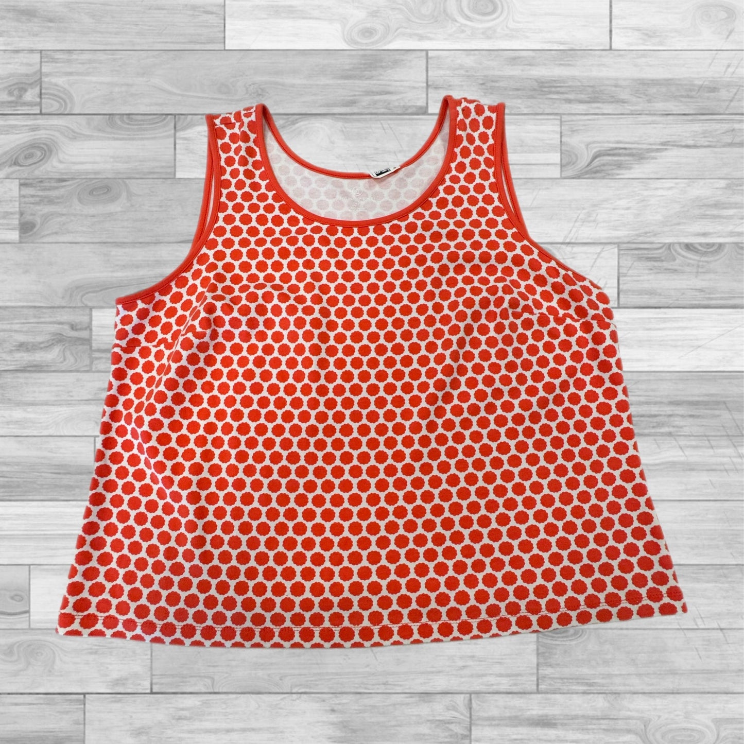 Orange Tank Top Lands End, Size 1x