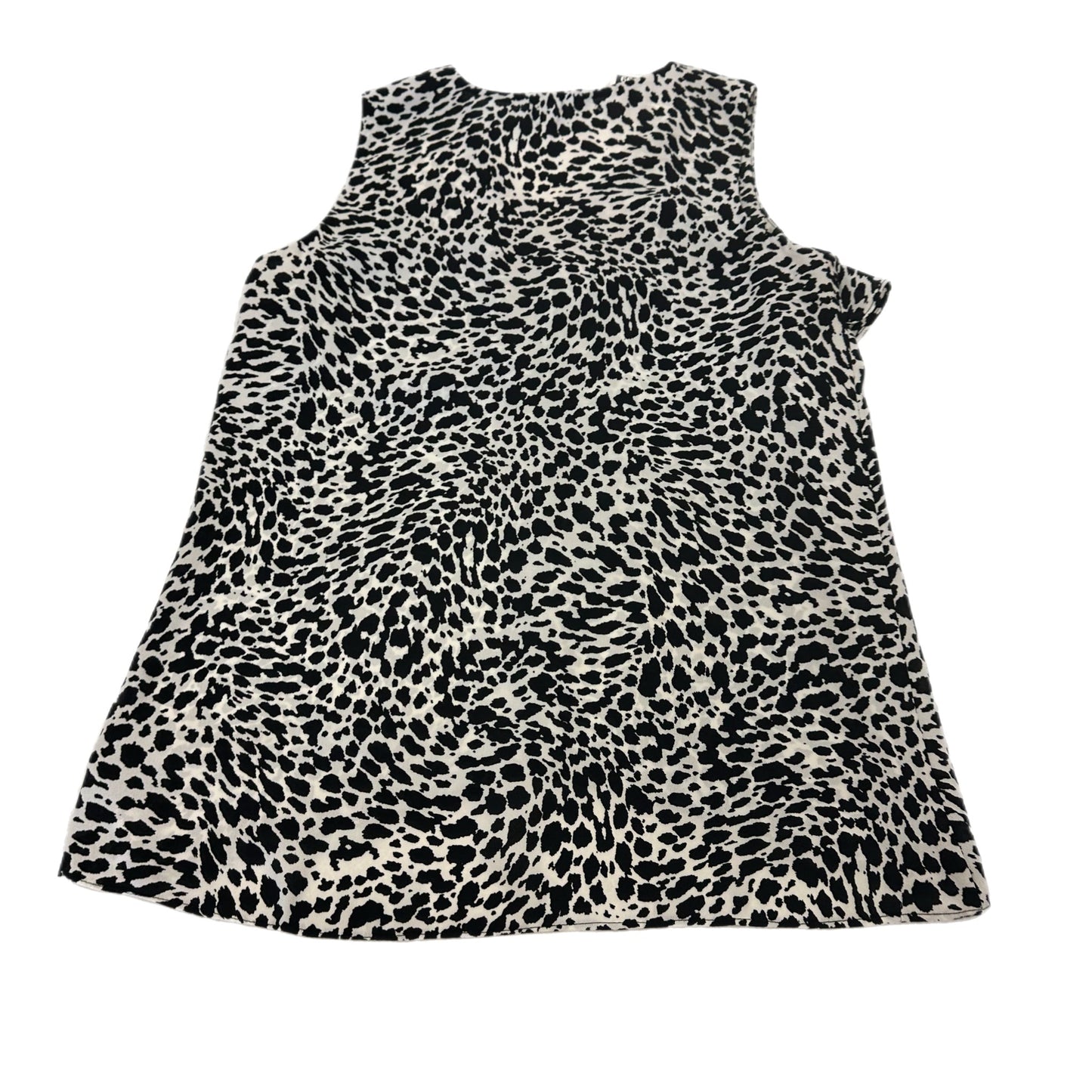 Top Sleeveless By Vince Camuto In Black White, Size: Petite   Xs