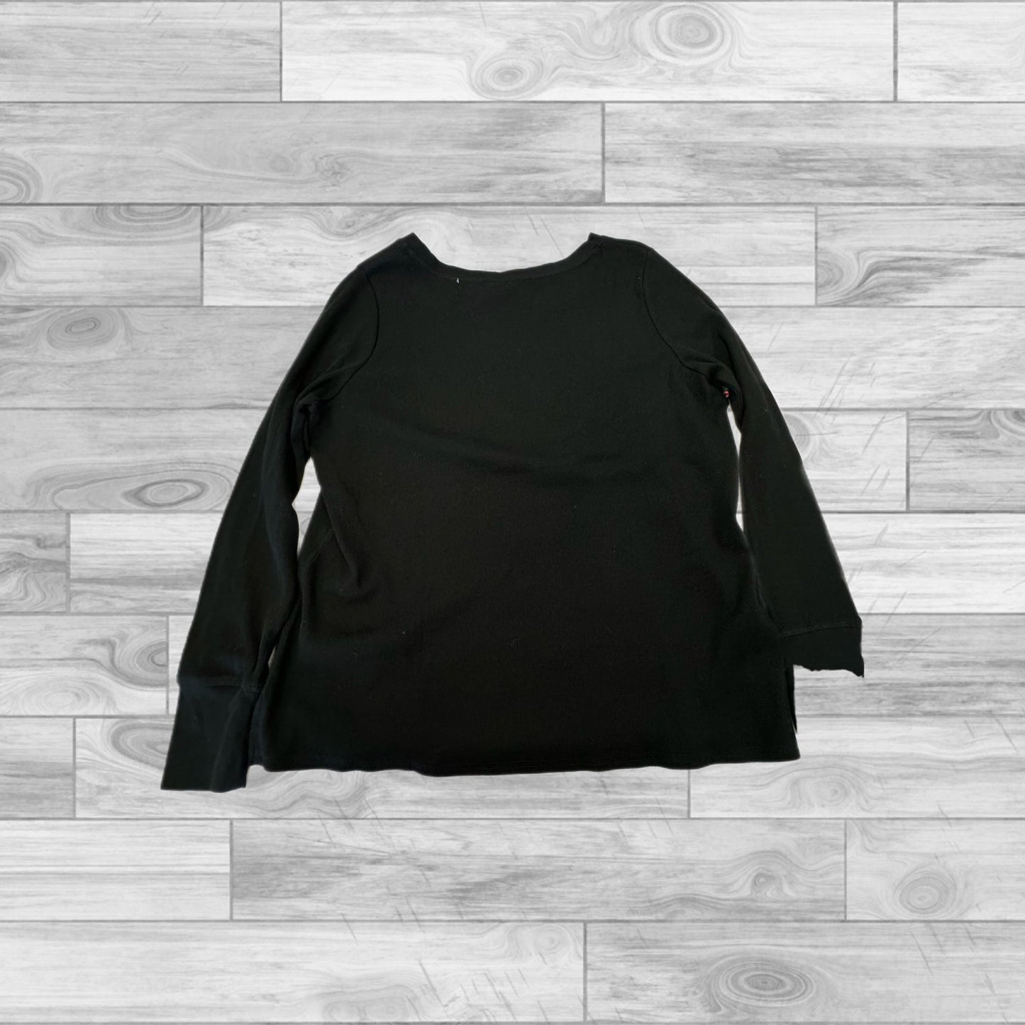 Black Top Long Sleeve Victorias Secret, Size L