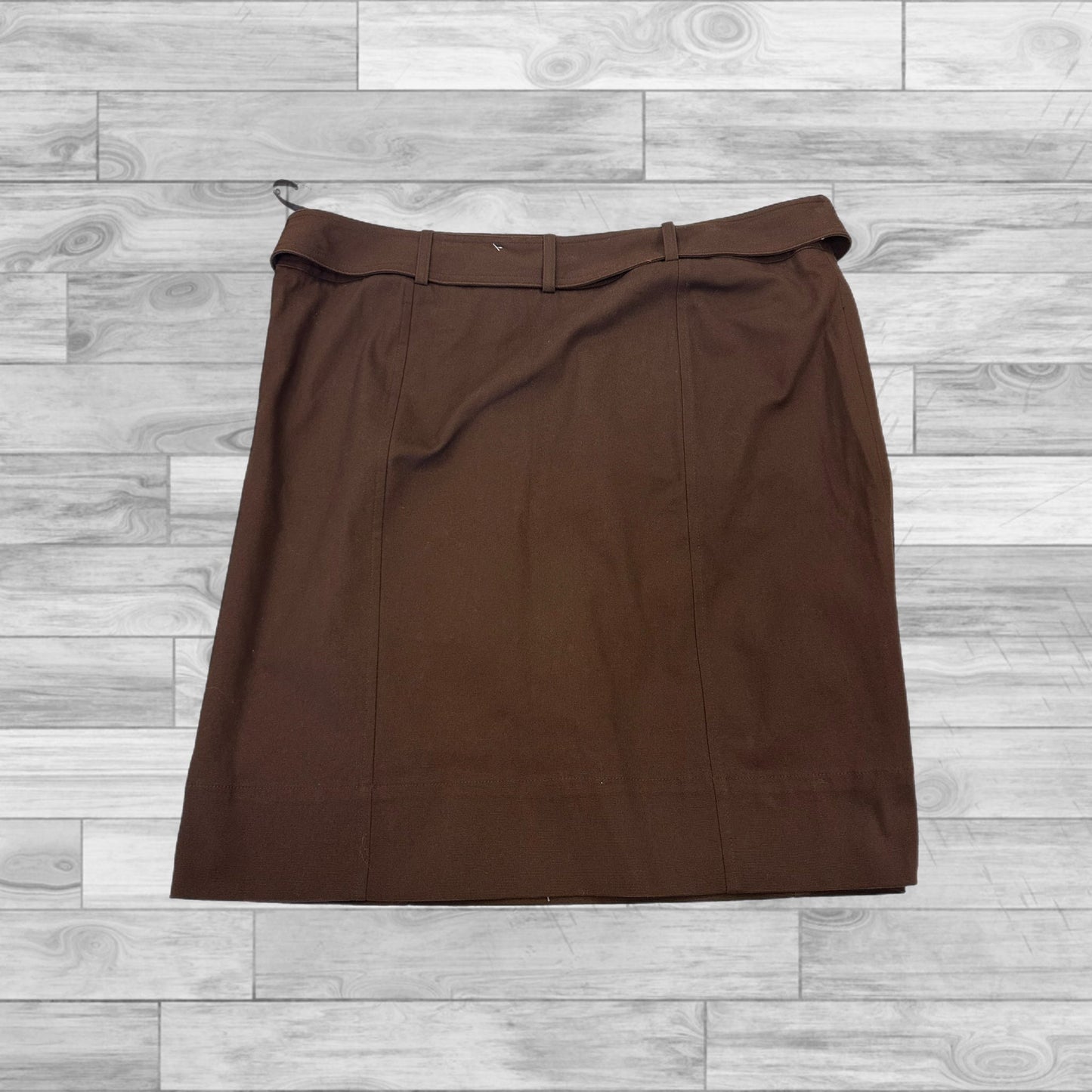 Skirt Mini & Short By Anne Klein In Brown, Size: 12