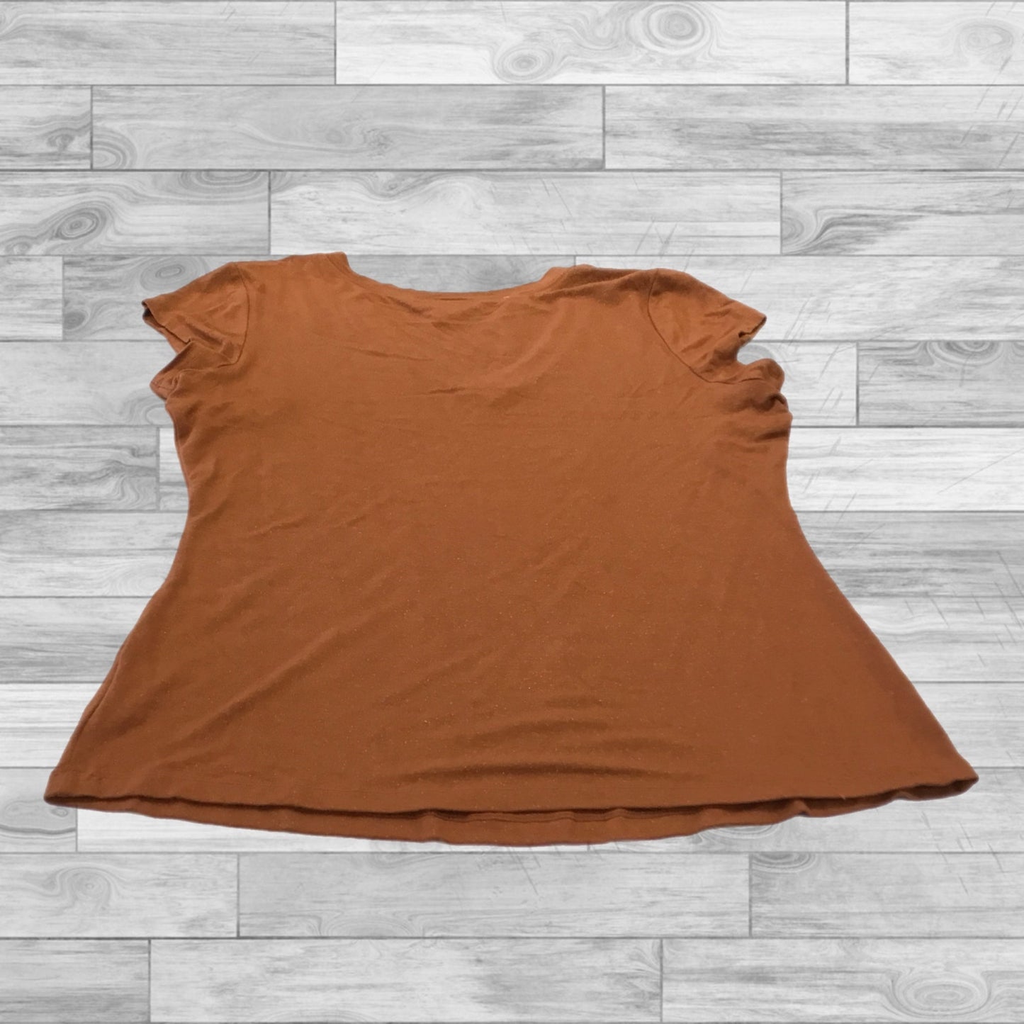 Top Short Sleeve Basic By Inc In Orange, Size: Xl