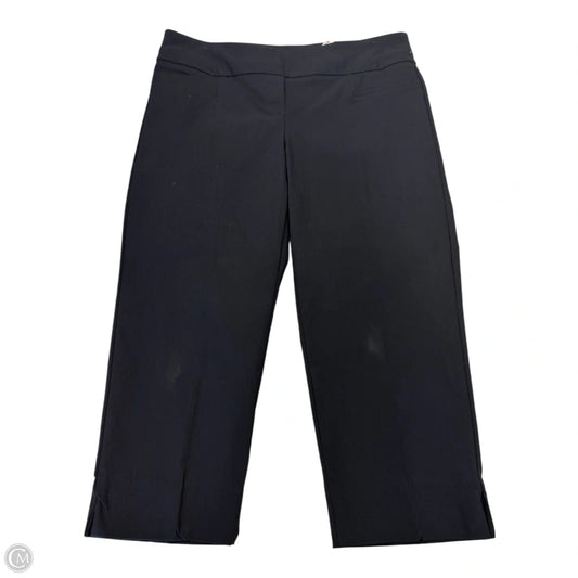 Capris By Zac And Rachel In Black, Size: 10petite