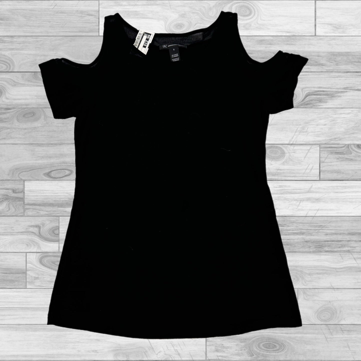 Black Top Short Sleeve Inc, Size S