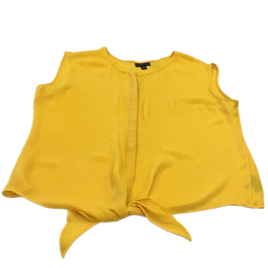 Top Sleeveless By Worthington In Yellow, Size: Xl