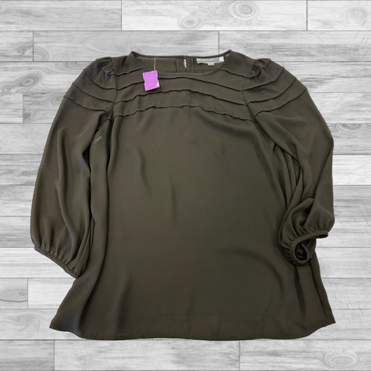 Top Long Sleeve By Loft In Black, Size: S