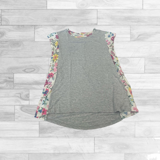 Grey Top Sleeveless Matilda Jane, Size Xs