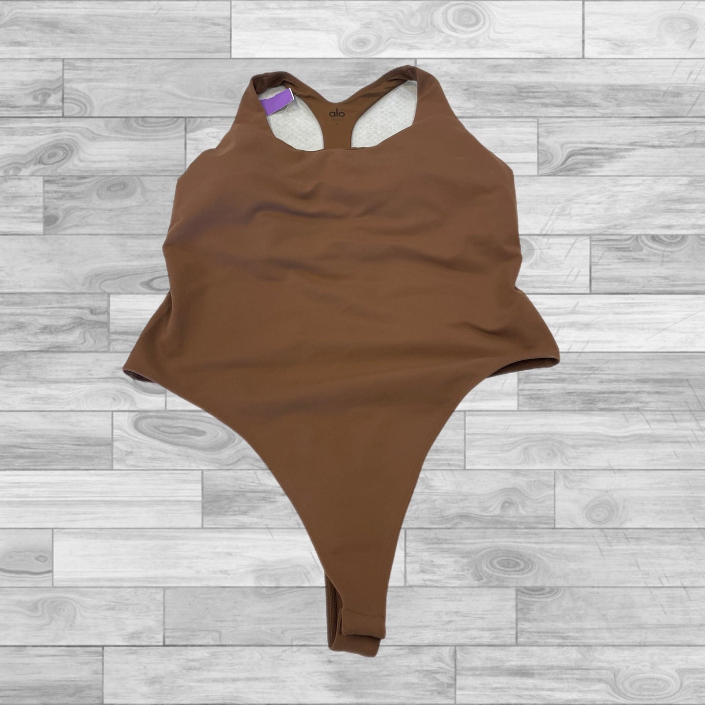 Brown Bodysuit Alo, Size Xl