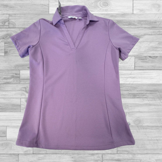 Athletic Top Short Sleeve By Lady Hagen In Purple, Size: Xs