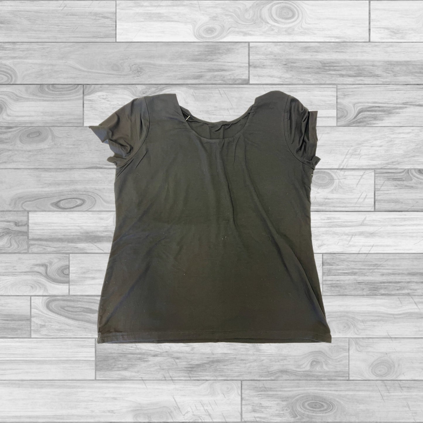 Black Top Short Sleeve Basic Soma, Size M