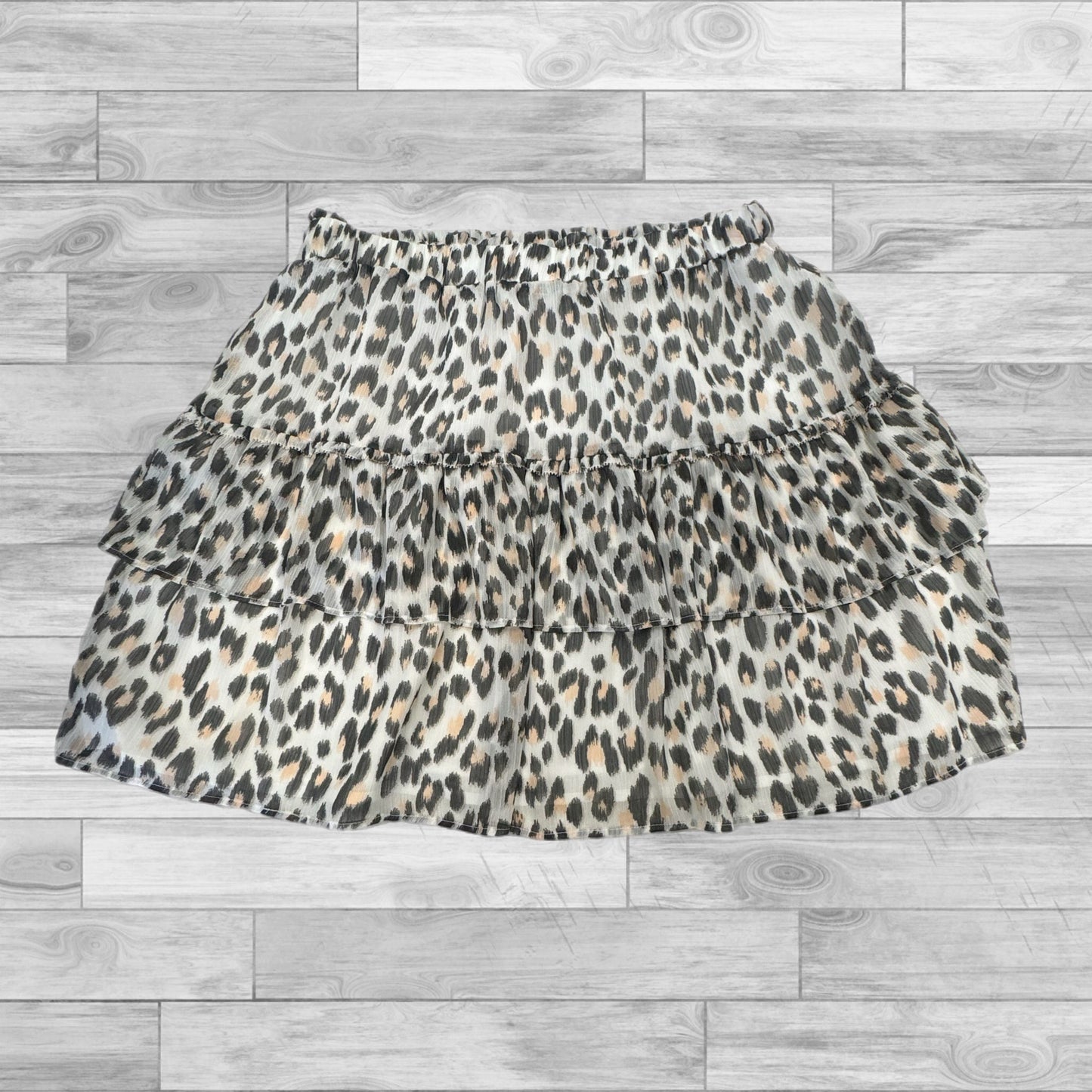 Skirt Mini & Short By Loft In Animal Print, Size: M