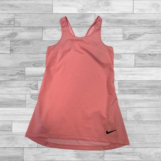 Athletic Tank Top By Nike In Coral, Size: M