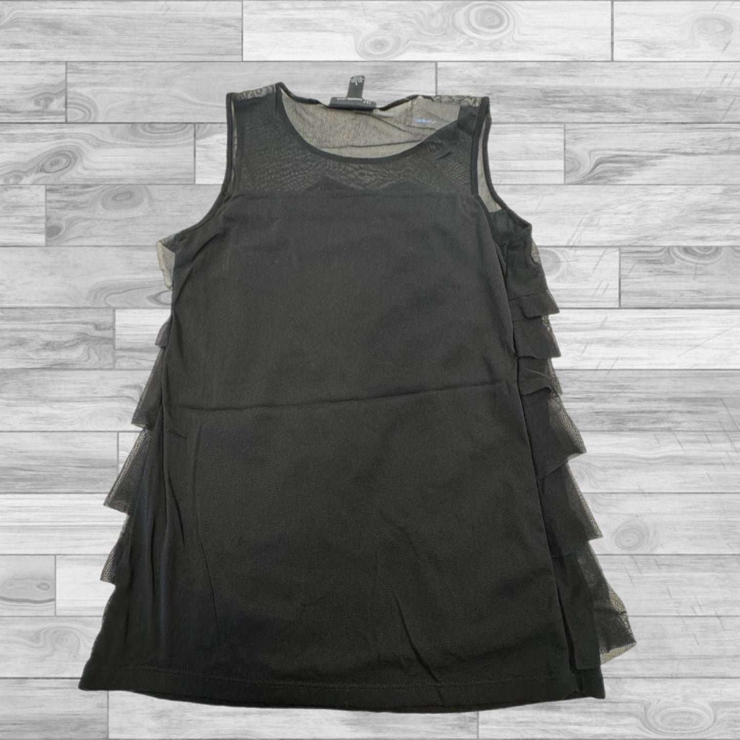 Top Sleeveless By Inc In Black, Size: S