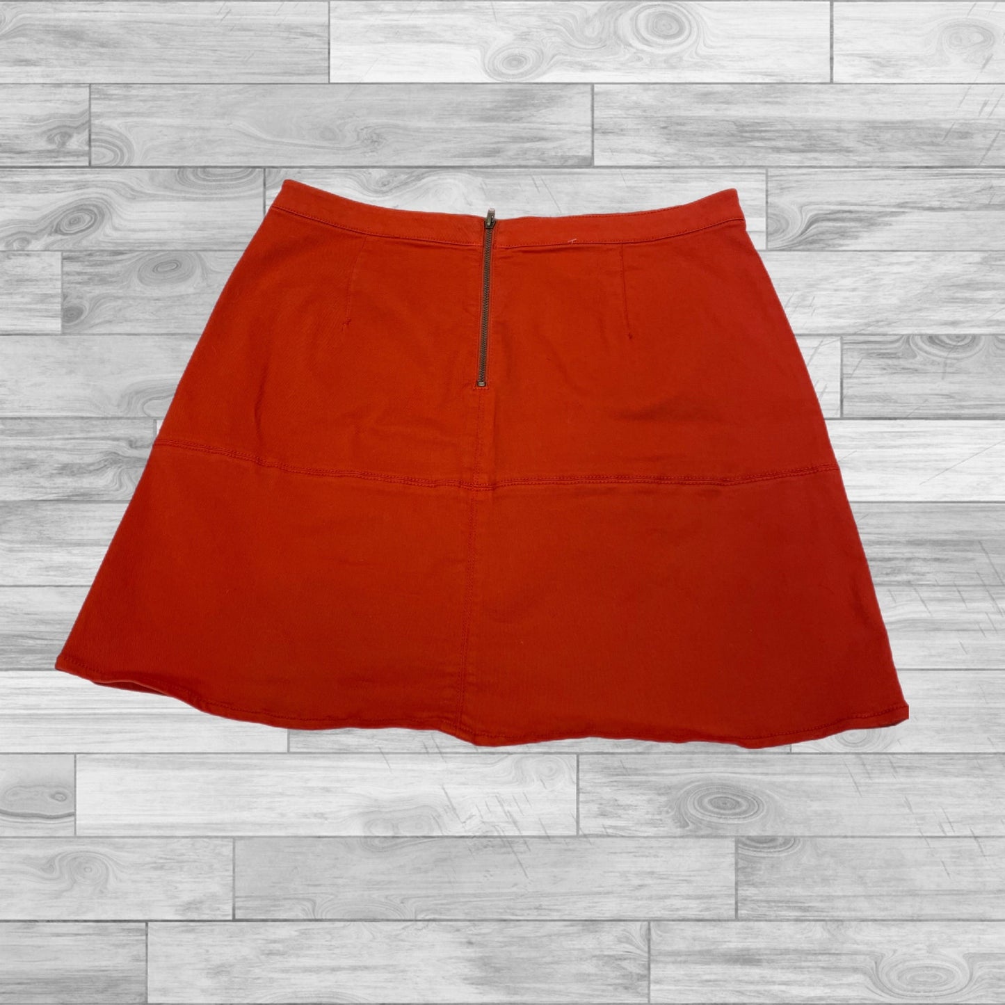 Skirt Mini & Short By Zara In Orange, Size: L