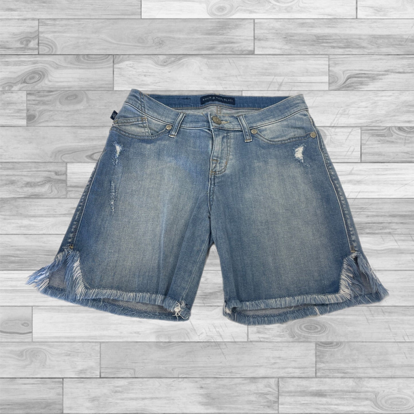 Shorts By Rock And Republic In Blue Denim, Size: 4