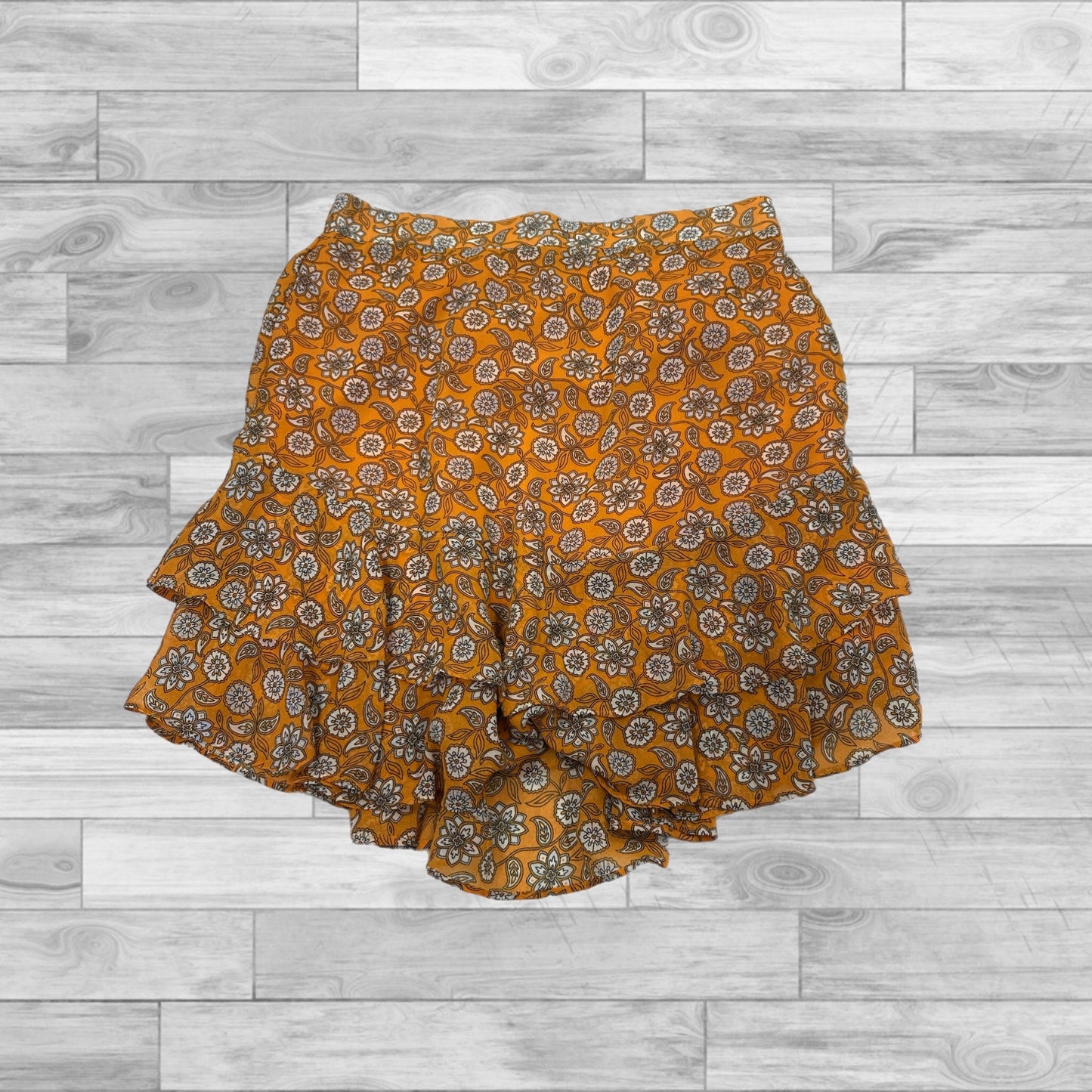 Skirt Mini & Short By Loft In Orange, Size: M