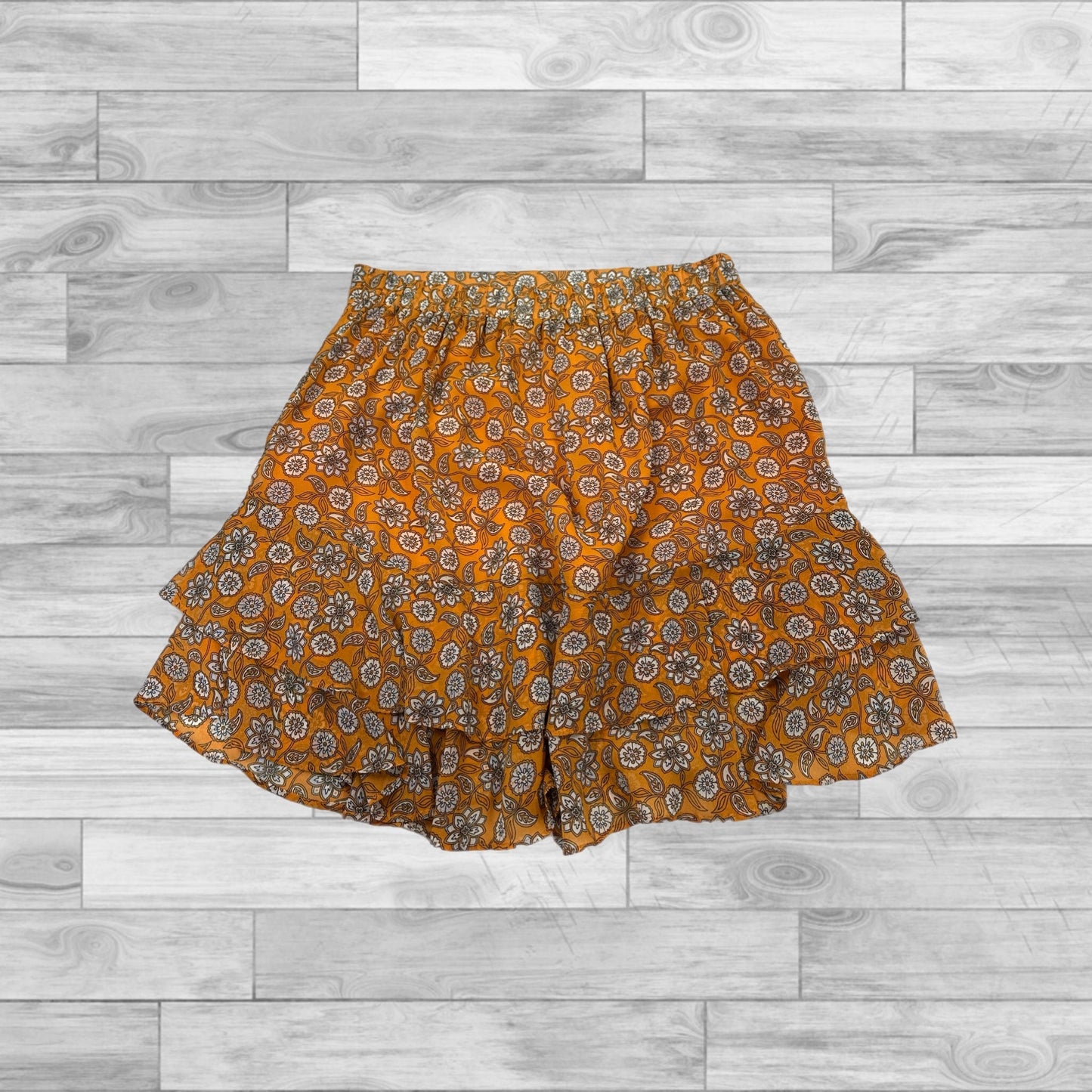 Skirt Mini & Short By Loft In Orange, Size: M