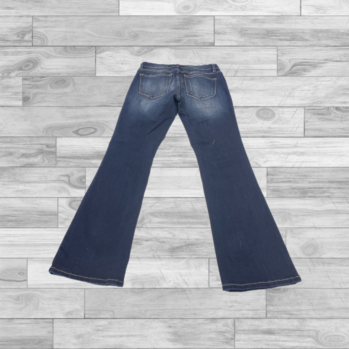 Jeans Boot Cut By Kancan In Blue Denim, Size: 8